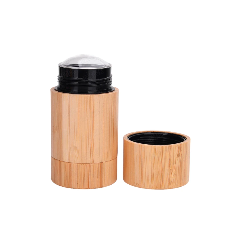 15g 30g 50g 75g Empty Natural Bamboo Made Cover Plastic Liner Deodorant Stick Tube Portable Multi Sizes Stick Tube Packaging