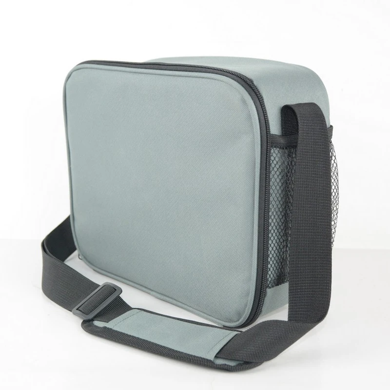 
Simple design insulated lunch cooler bag made of RPET snowflake 