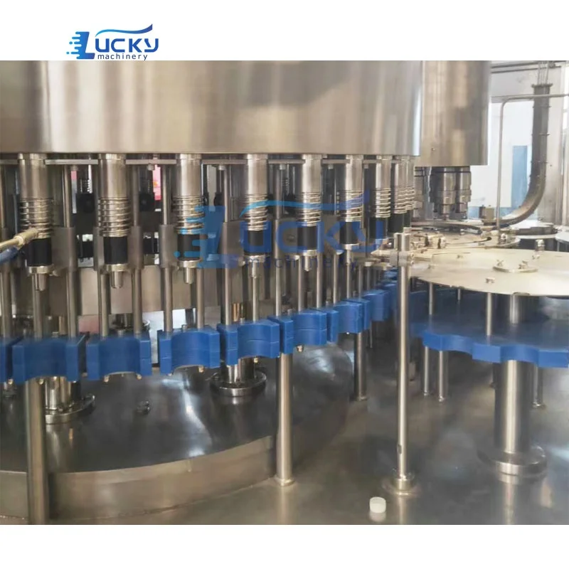 Complete Fruit bottle juice filling sealing machine / juice bottle liquid filling production