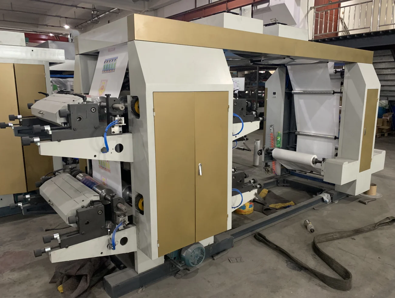 YT Series Semi-Automatic Six Colors Flexo Printing Machine Letterpress machine for plastic bag logo printing