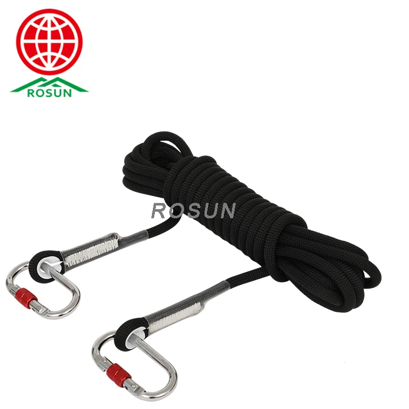 High quality  8MM-30MM customized length Safety Rope, Hiking Tree Climbing Fire Escape Rappelling Rope, Fire Rescue Rope
