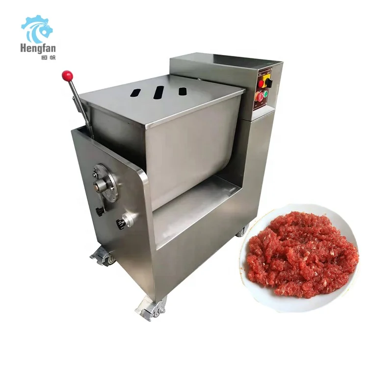 High-Quality Stainless Steel 50kg  Meat Mixer Cutter Machine Beef Pork  Mixing Machine Stuffing Mixer Machine