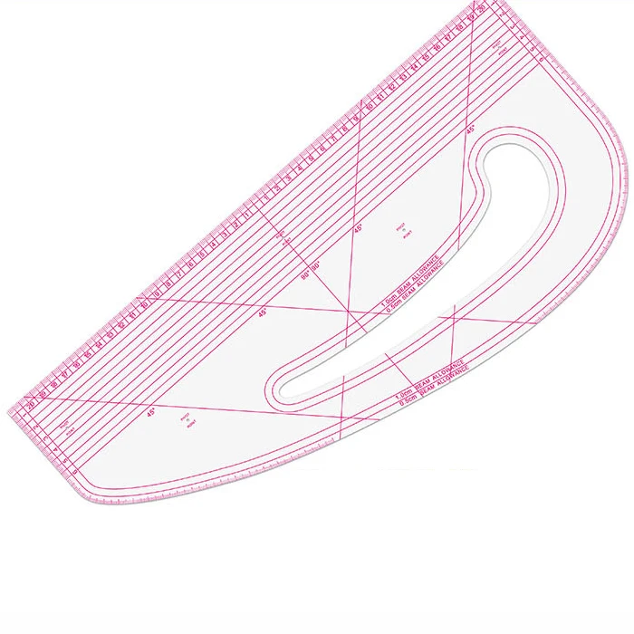 Hot Sale Multifunctional Plate Making Tool Clothing Acrylic Curve Ruler Fashion Design Measuring Ruler