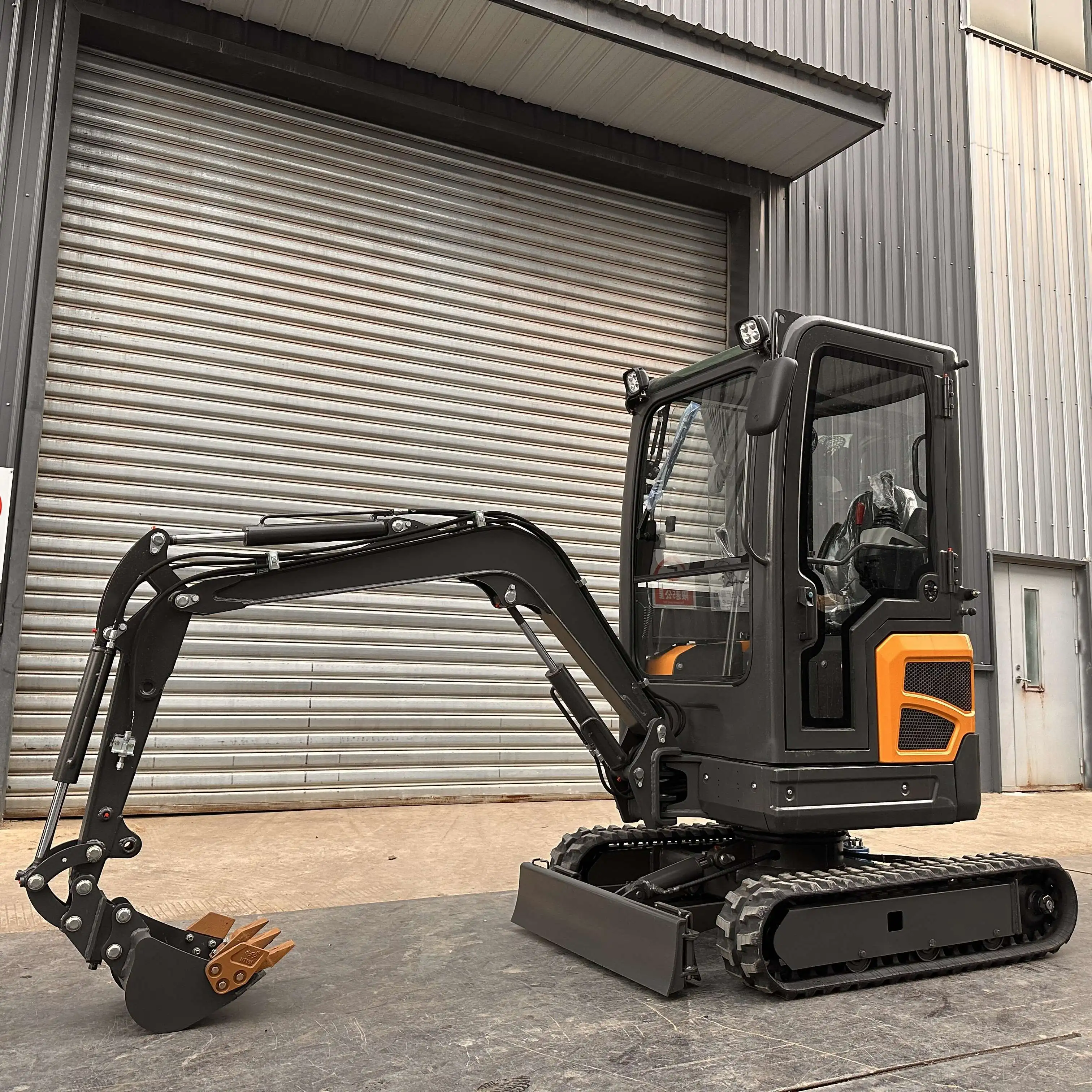 FREE SHIPPING!CARTIWELL mini excavator Farm Used excavator cabin EPA EURO 5 hydraulic mini pelle  Kubota Engine