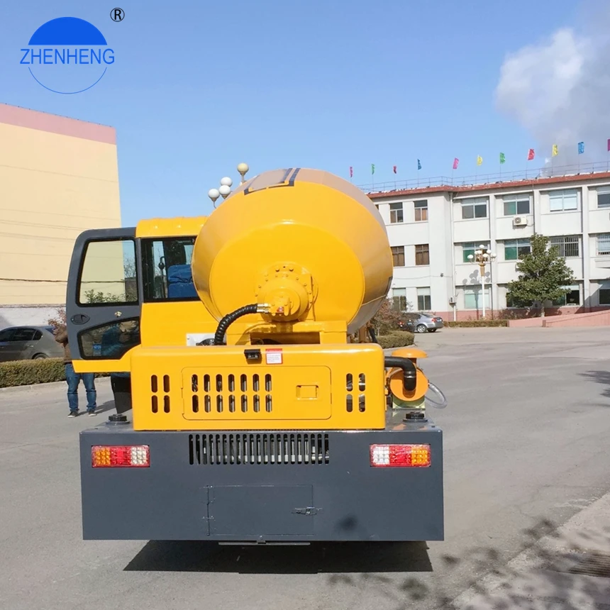 Factory Price Mobile Self Load Concrete  Truck Mixer Car