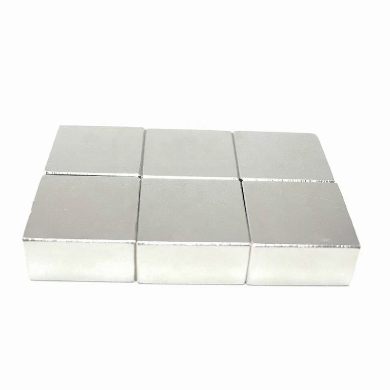 Magtoon Custom Super Strong N35 N42 N52 Ndfeb Square Magnetic Block Neodymium Magnet