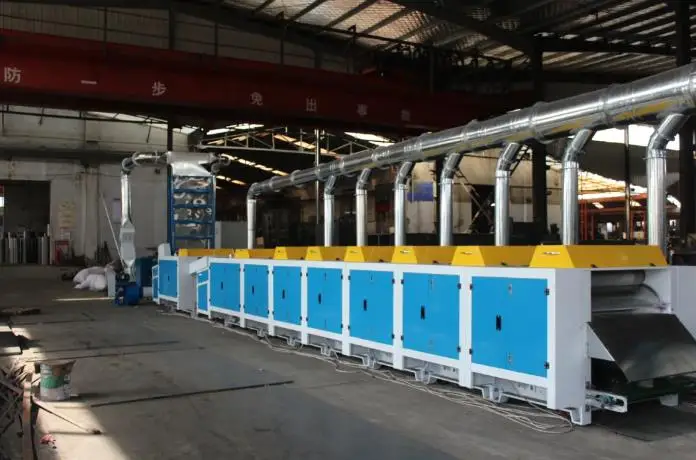 open textile waste machine thread waste , knitted cut fabric clips , weaving cut fabric 100% cotton or blend polyester / cotton