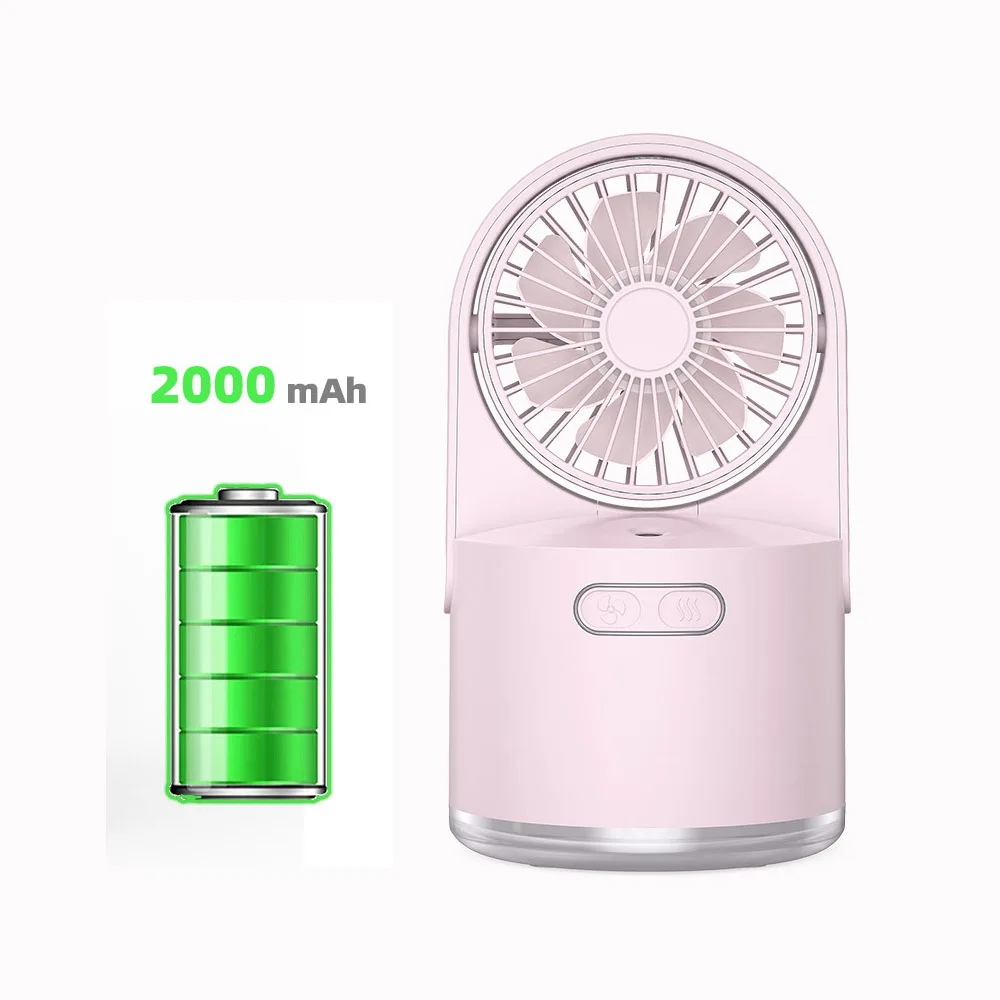 Ice Cube Tray Cooling Fan Portable Desktop Mini Conditioning Blower indoor electric fan