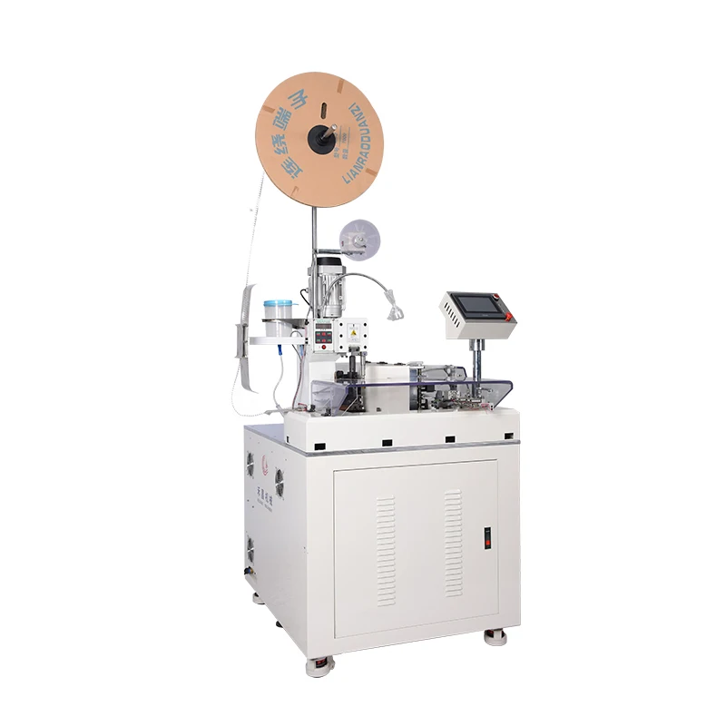 automatic Crimp Wire Connector Insulated Ring Electrical Wire Tube Nylon Tin Cable Solderless Terminal Crimping Machine