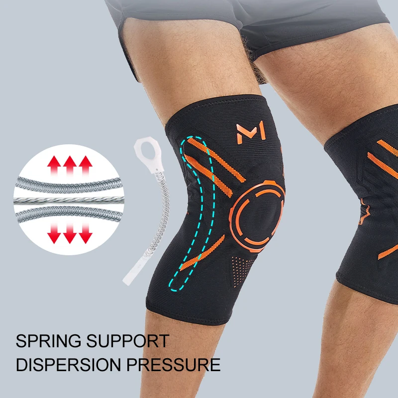 Elastic Breathable Knee Support Brace Running Fitness Sport Knee Protector