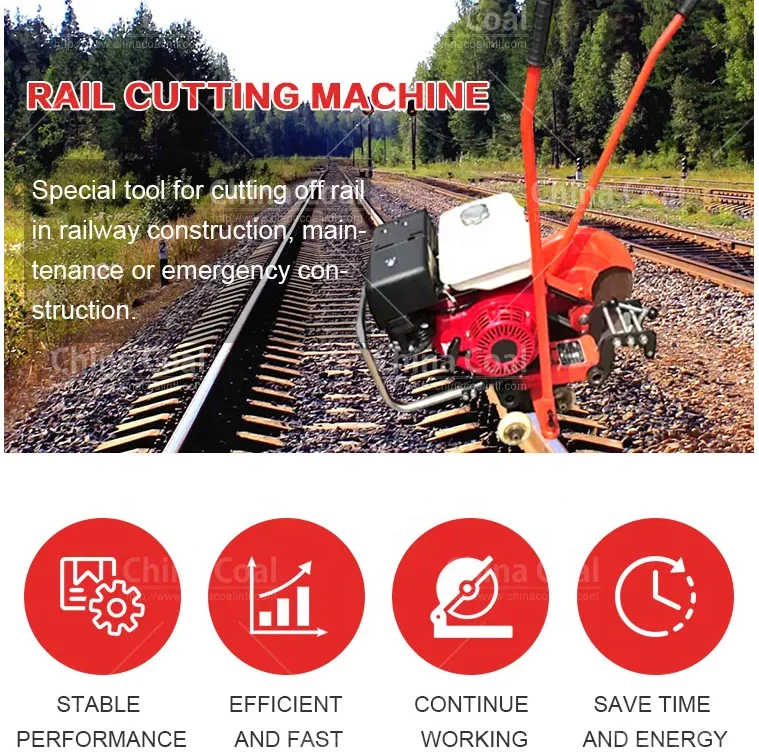 Portable Rail Track Saw Cutting Machine Hot Sale Railroad Cutting Machines Cutter For Railway