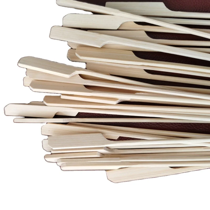 Outdoor Barbecue Accessories Natural Bamboo Skewers Wooden Sticks