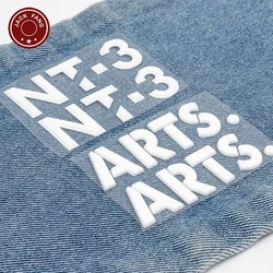 Custom 3D Raised Effect Brand Logo 3D Rubber Silicone Heat Transfer Marvel Sticker Digital Photo Print By Heat Transfer Sticker