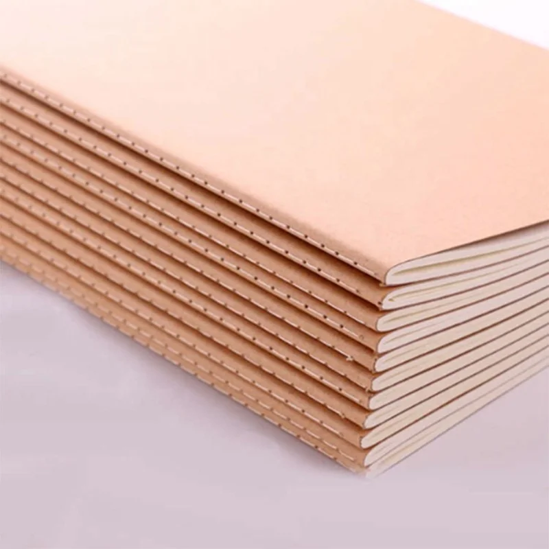 Wholesale  Cheap Kraft Cover Notebook Mathematics book exercise book for school office