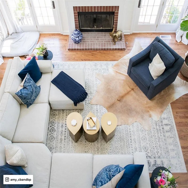 Modern Furniture Sofa Set  Fabric L-Shaped Sofas For Home Luxury Living Room Furniture