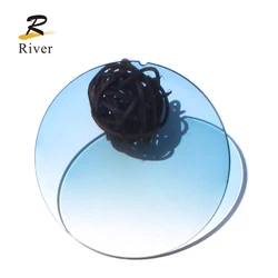 Wholesale eyeglass lenses MR-8 1.60 1.61 gradient color AR coating sunglass lenses