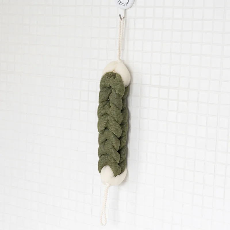 Lovely color bath belt sponge rub bath shower strip sponge