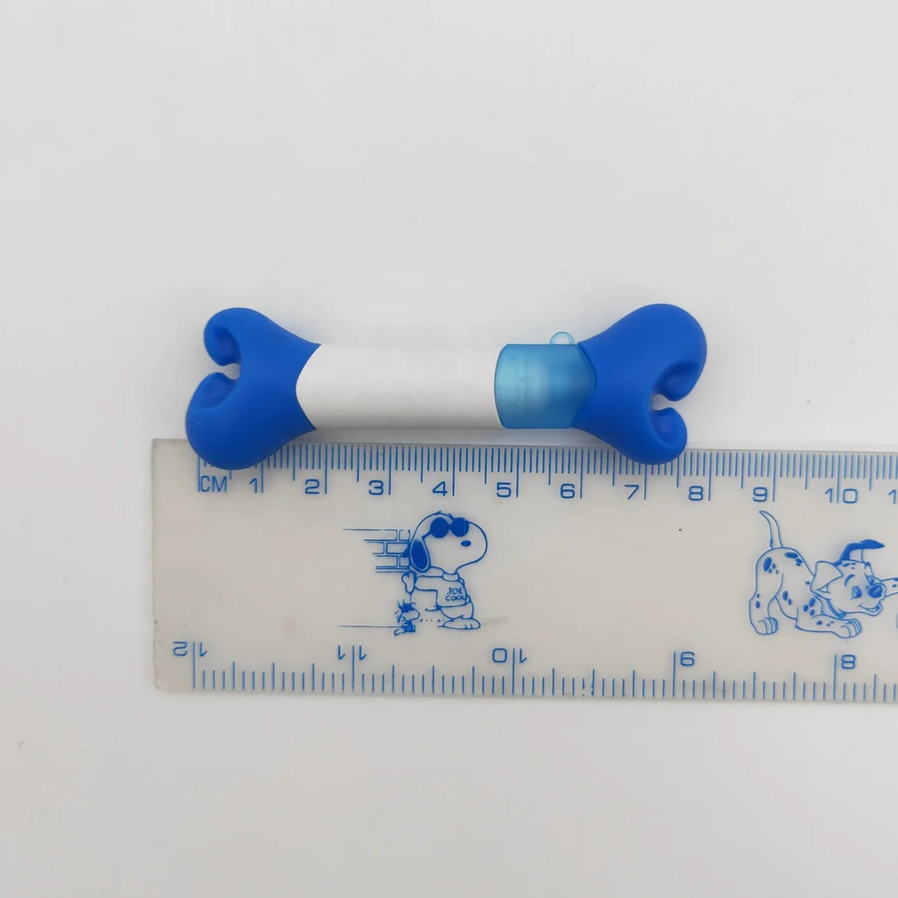 Novelty Lanyard boligrafo Highlighter Short Puppy Bone shape ball pens with printing