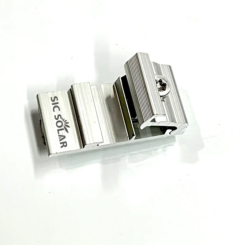 Photovoltaic Installation Component Part Aluminum Rail Cross Connector