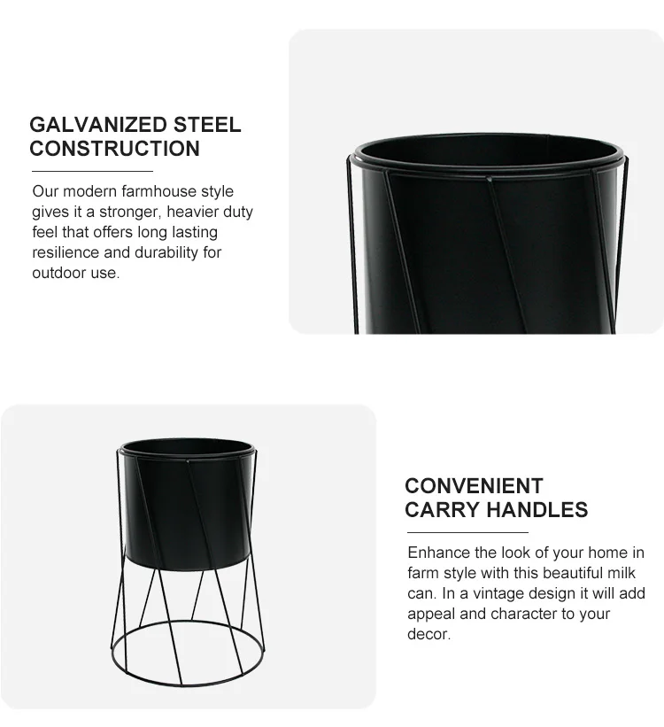 Modern Plant Stand Decorative Iron Metal Flower Rack Metal Floor Air Plant Stand Garden Pots & Planters