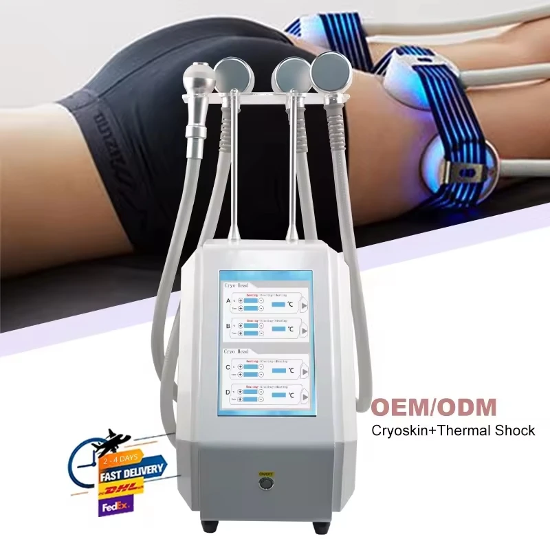 Factory Cryo EMS Thermal Cryotherapy Cool Skin T Slimming Shock Cryoskin 4.0 Facial Massager congelamiento criolipolisis machine