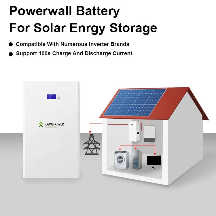 Powerwall Solar LiFePO4 Lithium Battery 48V 100Ah 5kwh Home Energy Storage Backup System for Hybrid Off Grid Inverter