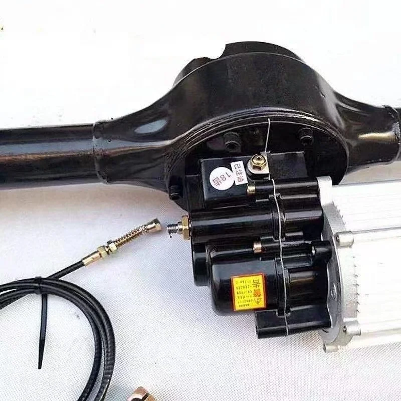 Small Electric Vehicle Car Bus Tricycle Golf Cart Scooter Rear Wheel Differential Drive Axle with BLDC Motor 36v/48v 2kw Power