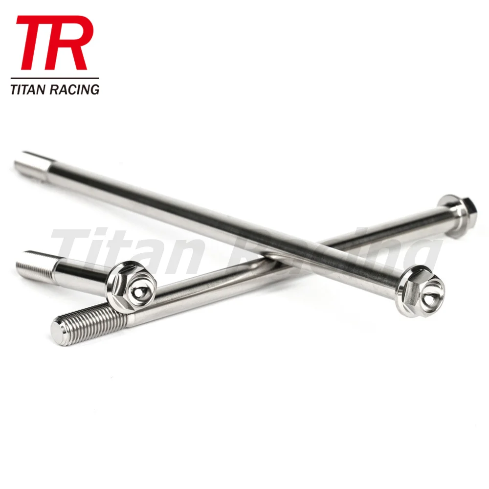 High strength custom M8 hex GR5 Ti-6al-4v bolts screws fasteners titanium flange bolt