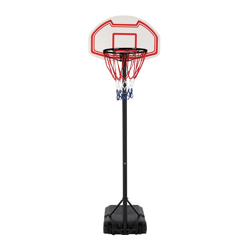 Adjustable Steel PE Base Basketball Hoop Stand with Backboard Height-Customizable Court Equipment