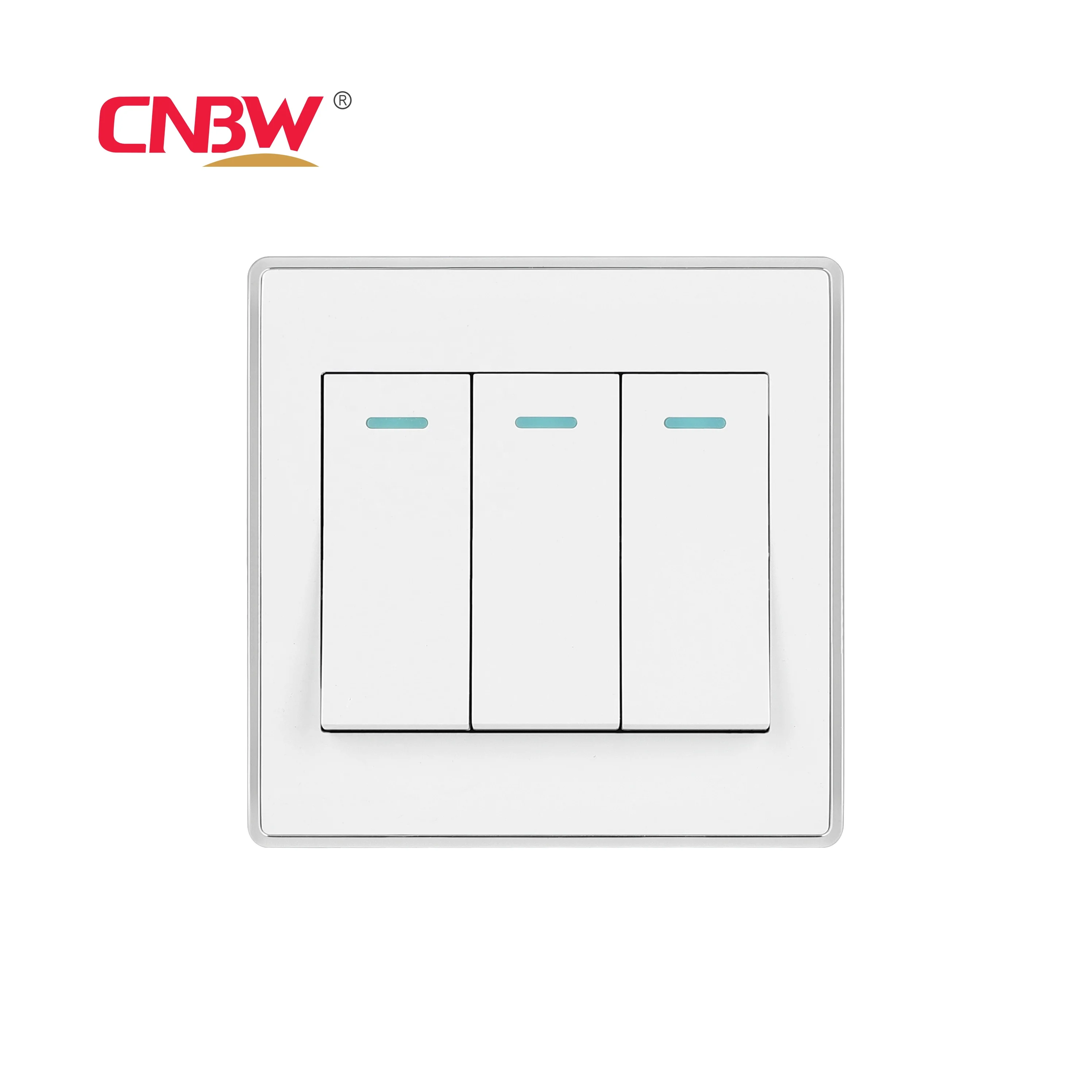 Luxury boutique home wall switch light switch practical version three-pin switch