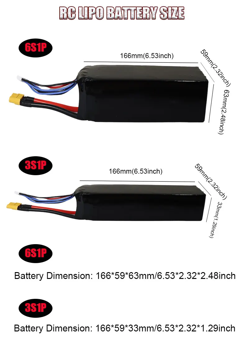 A+ Quality FPV Lipo Drone Battery 6S 22.2V 10000mAh 40C XT60 Plug Drone Batteries for Xclass FPV UVA Drone