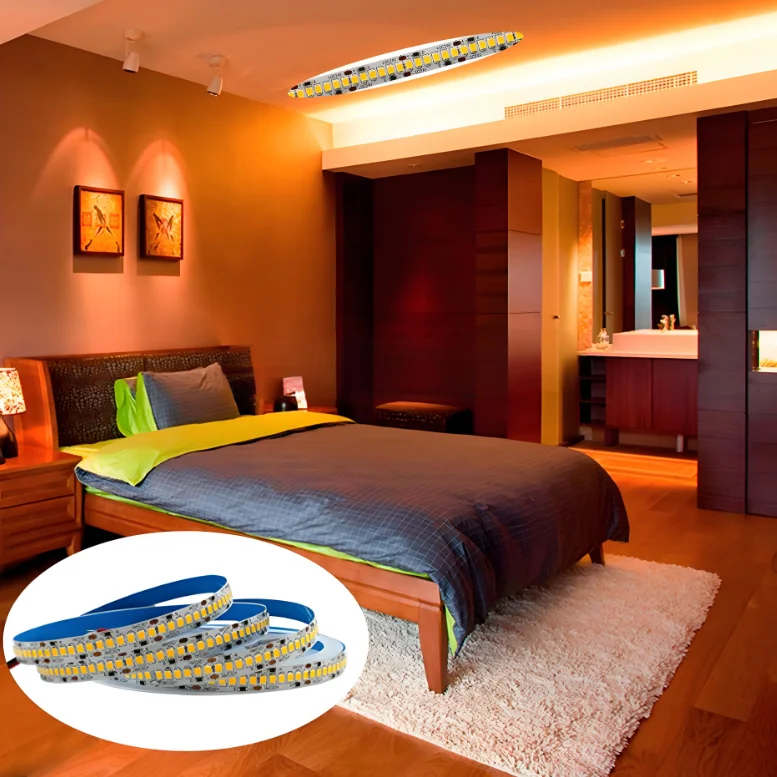 USB подключенный смарт-120 светодиоды/м световая лента для отелей 2700K-3000K RA80 один цвет SMD 2835 12V теплый белый 24V переключатель IP20 5 мм 8