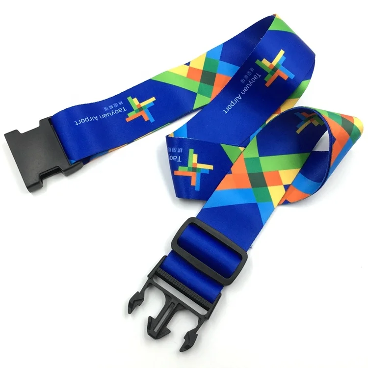 
Promotion Airport Colorful 5cm Sublimation Logo Luggage Belt 