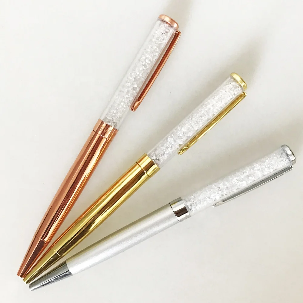 
Factory wholesales high quality promotion ball pen diamond crystal twist metal pen 