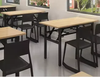 Factory Wholesale Price Long Folding Simple Conference Table Rectangle Home Outdoor Office Desk Writing Training Table