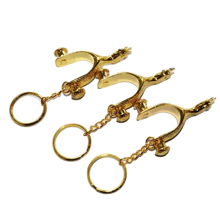 Horshi Horse spurs keychain,Mini horshi spurs keyring horse lover gift western spurs keychain