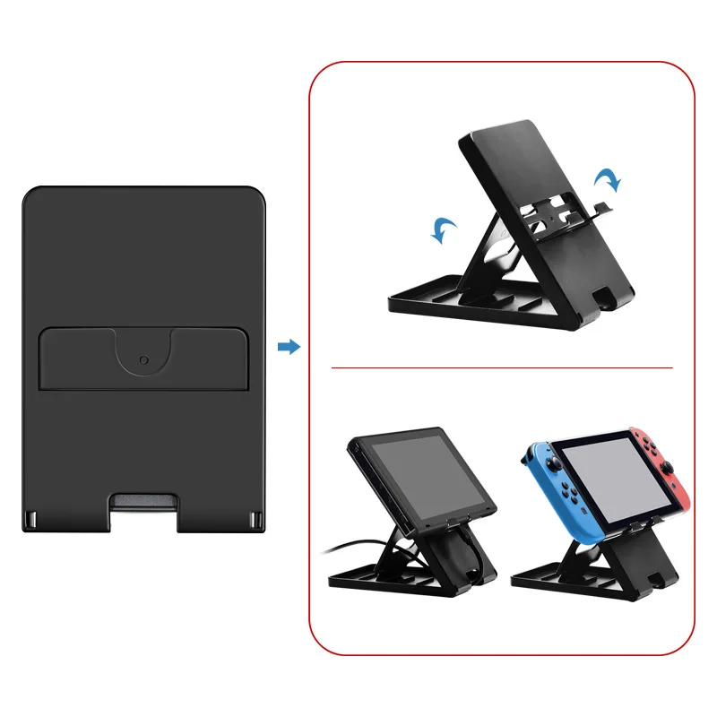 For Nintendo Switch / OLED / Lite Compact Adjustable Portable Vented Console Playstand