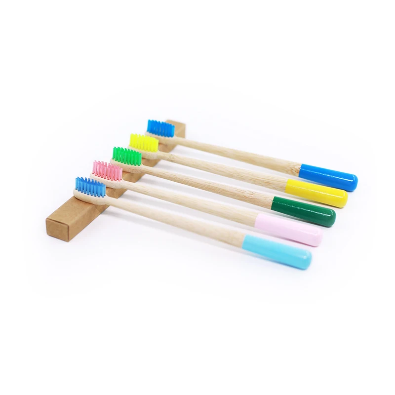 wholesale professional hotel dental set biodegradable adult bamboo toothbrush for travel