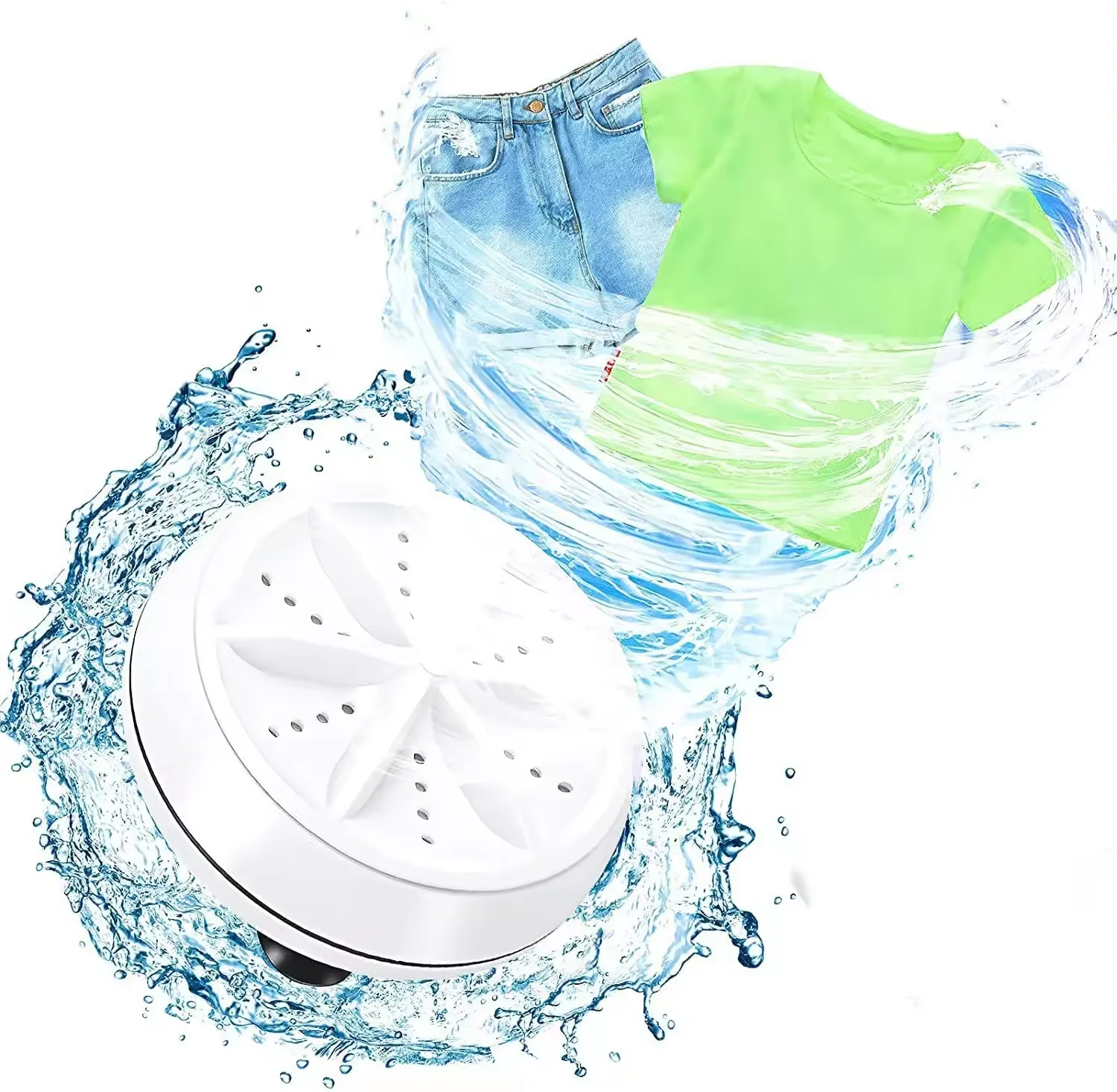 Portable Lazy Mini washing Machine Easy Laundry In Multiple Modes For Travel Household Washing Machine
