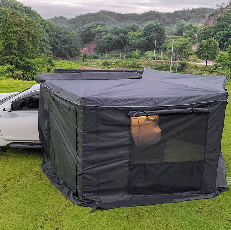 LLOYDBERG Manufacturer OEM Outdoor 270 Freestanding Awning Retractable Folding Camping 270 Degree Foxing Awning