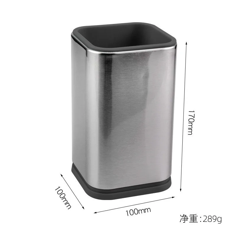 Square Shape Kitchen Utensils Holder Stainless Steel Kitchen Holder Dishwasher Safe