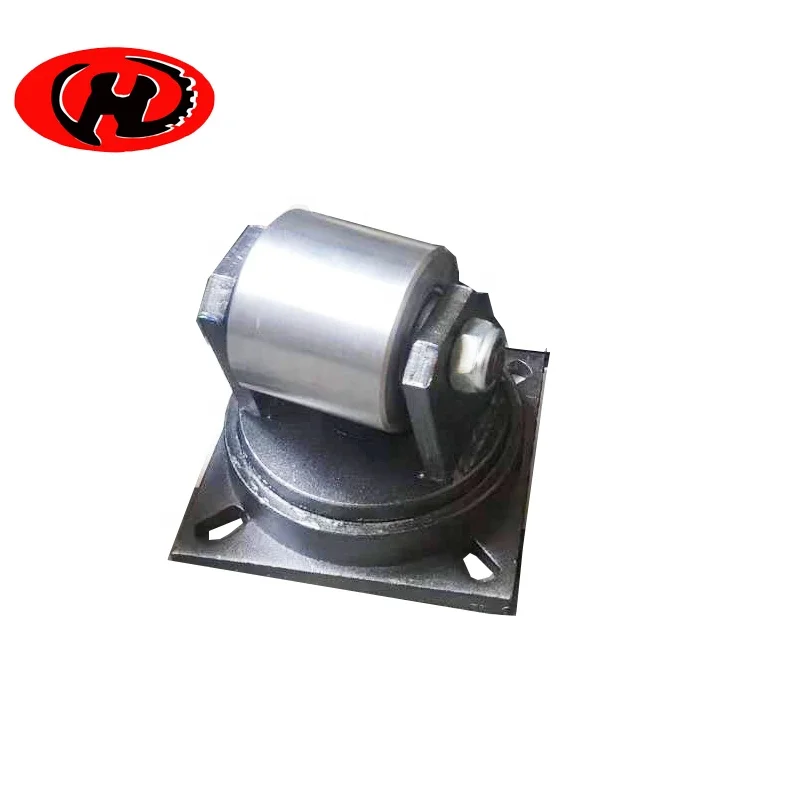 small flat tread track walking wheels roller heavy duty with strong bracket