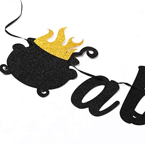 Baby Shower Decorations with A Baby Is Brewing Banner for Halloween Themed Gender Reveal Baby Shower Party Decoration Supplies