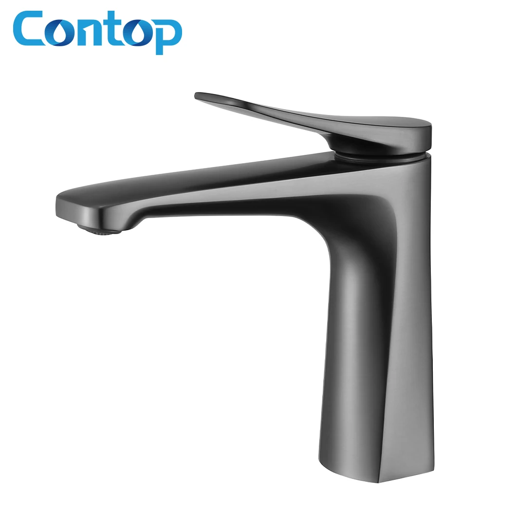 Sanitary Ware Deck Mounted brass Basin Mixer Tap Faucet for apartment hotel home bathroom Faucet
