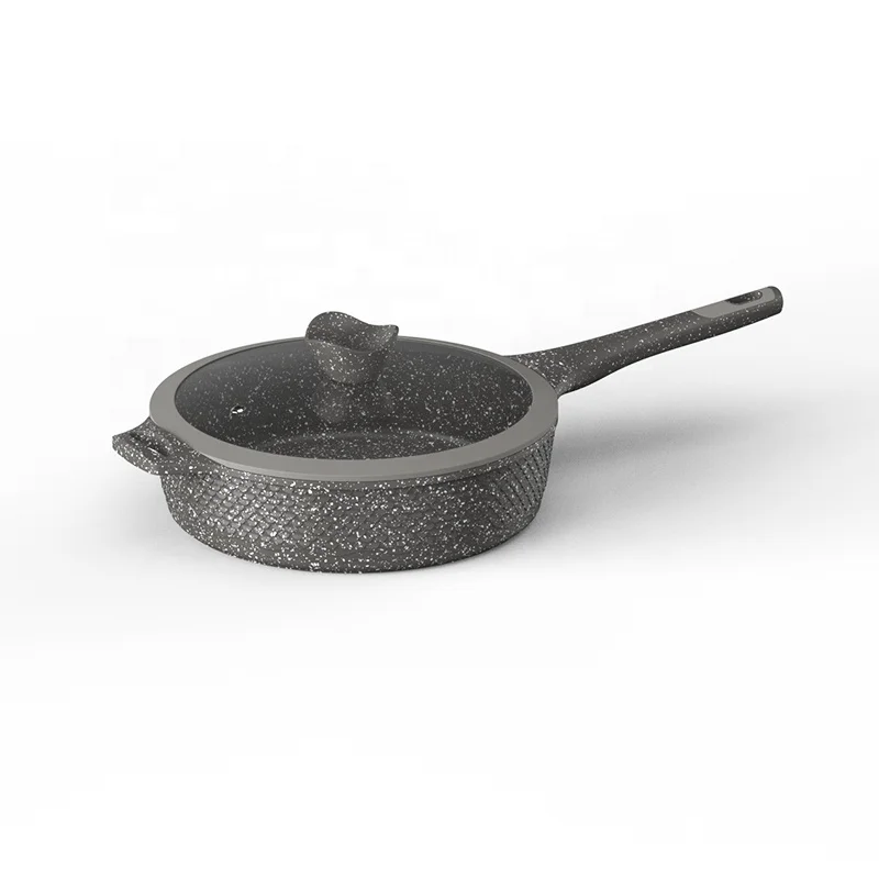 New Arrival  Marble  Non Stick Coating Cookware Set Die Casting Aluminum Pots And Pans Set