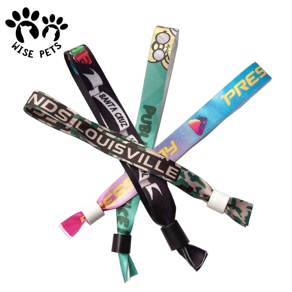 Custom Printed Bracelet Polyester Ribbon Bracelets Religious Christian Rainbow Satin Wristbands for Women Men Kids