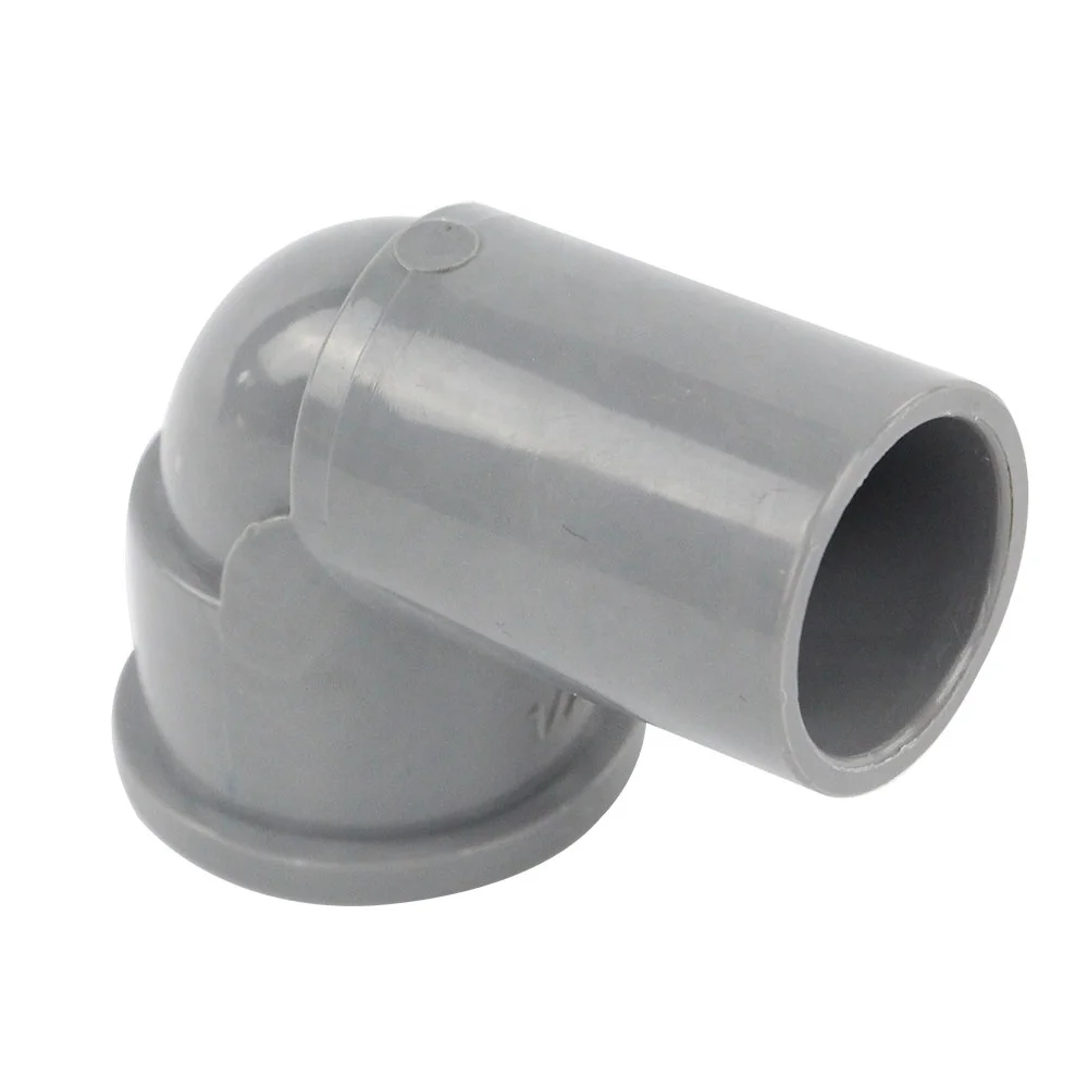 wholesale plastic pvc pipe fittings Plumbing Materials High Pressure PVC Sch 80 45 Deg Elbow Connector