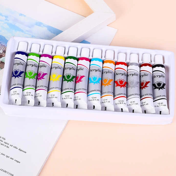 Professional Private Label Acrylic Paint Tube Acrylic Paint For Paintings By Numbers
