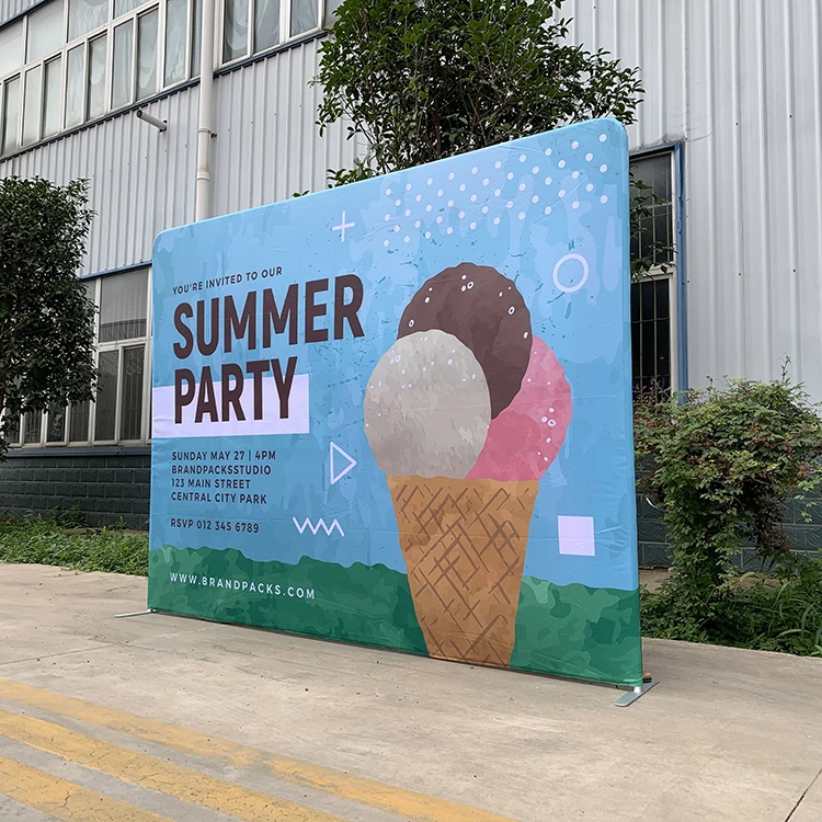 2.3 m height and 2.3 m width Display Stand Exhibition Booth Pop Up Banner