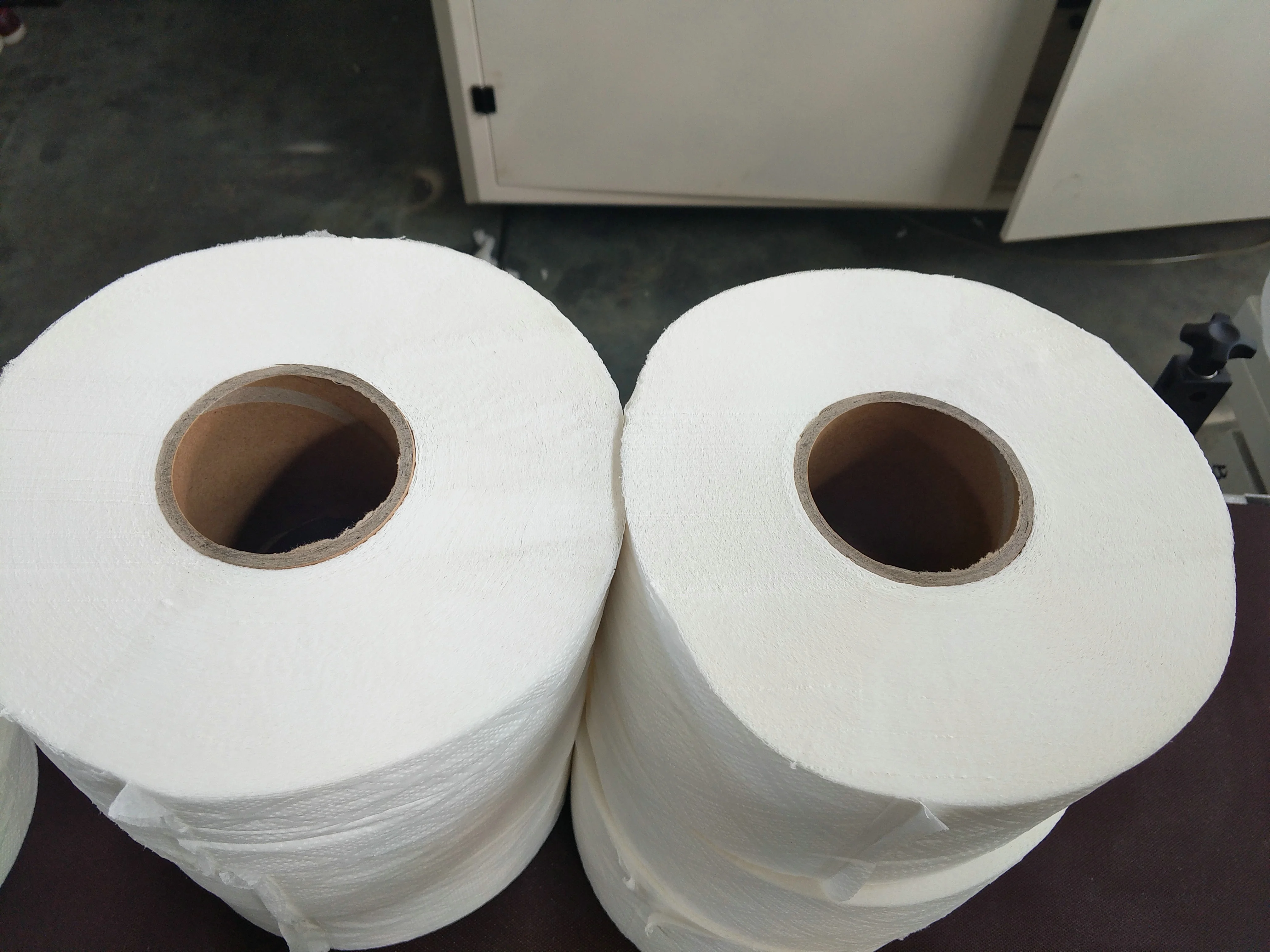 
Automatic maxi roll paper band saw cutting machine 
